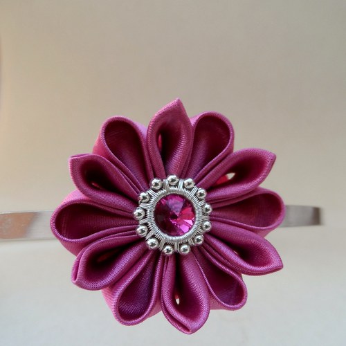 Kanzashi čelenka Akarui — foto 2