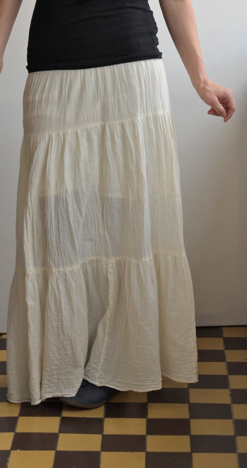 Sukýnka z bavlněného organtýnu — foto 2