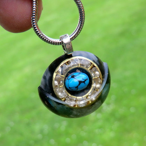 Orgonitový šperk 6 *** s Tyrkenitem — foto 3