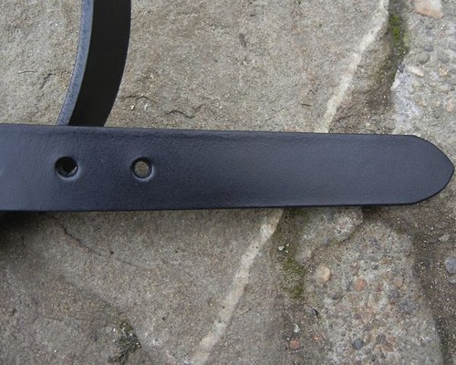 Kožený opasek 3cm — foto 3