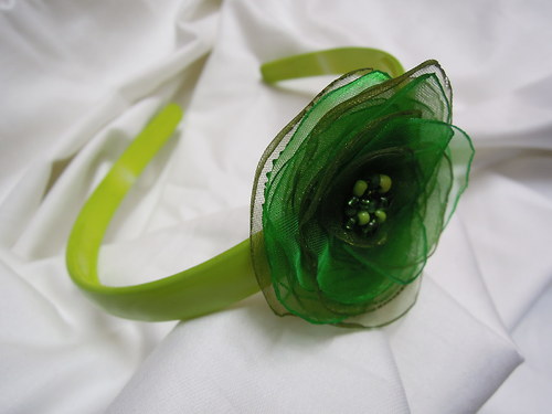 Čelenka organzová - vodnická — foto 2