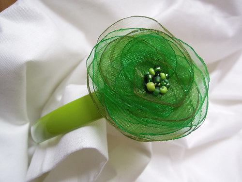 Čelenka organzová - vodnická — foto 3
