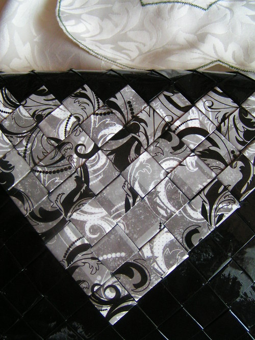 Kabelka skládaná - candy bag, černošedá — foto 2