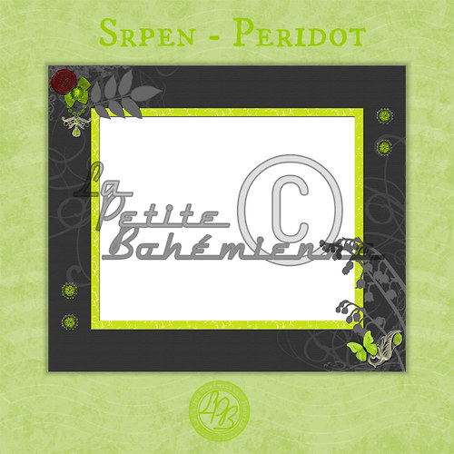 Ozdobný rámeček SRPEN - PERIDOT (Minisada 08) — foto 2