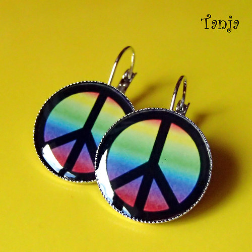 Hippie náušnice - antialergenní - SLEVA — foto 3