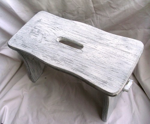 Stolička-šedá patina — foto 2