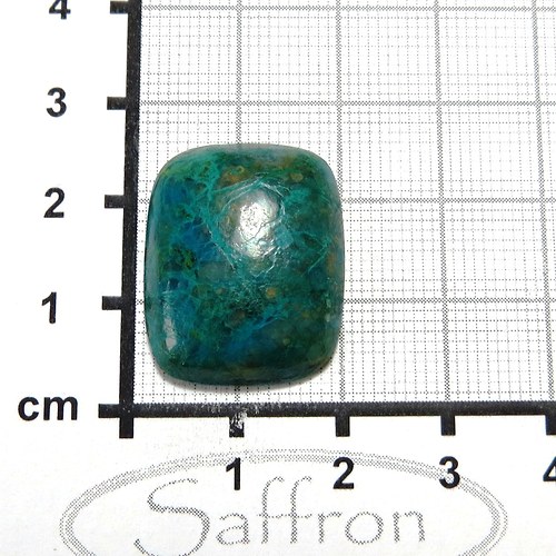 Chryzokol kabošon č.9 — foto 2