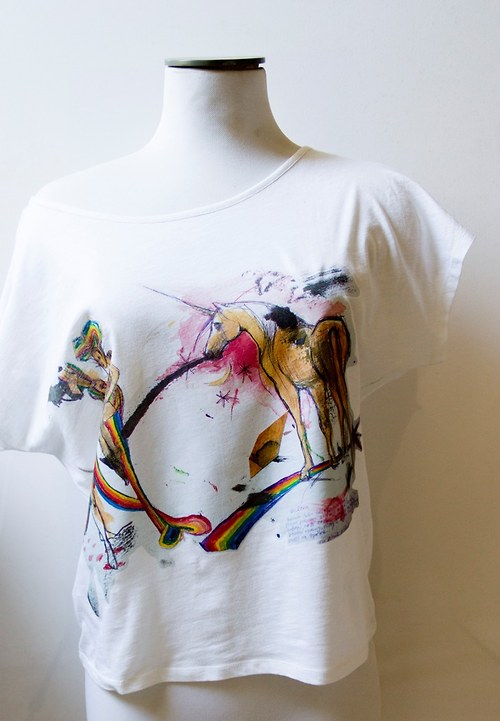 **UNI_corn T- Shirt *heart break — foto 5