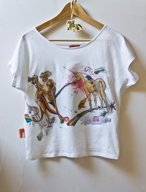 **UNI_corn T- Shirt *heart break — foto 3