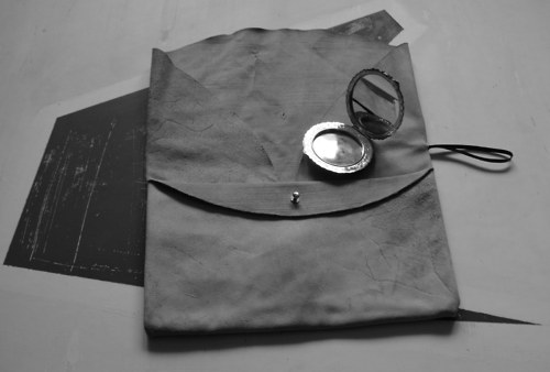 Kožená kabelka . nahá — foto 4