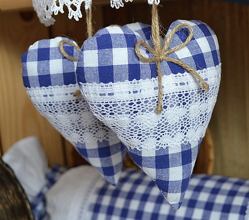 Srdíčko venkovské/modrá kostička — foto 2