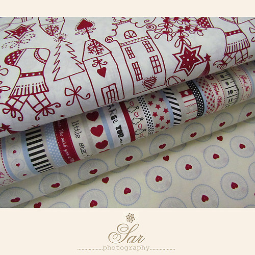X-MAS SELVAGE/ vánoční proužky — foto 4