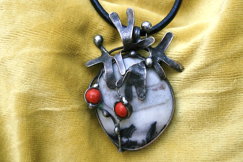 Elegance - jaspis picasso, korál — foto 5