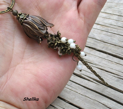 Náhrdelník,,FOREST FLOWERS,, — foto 3