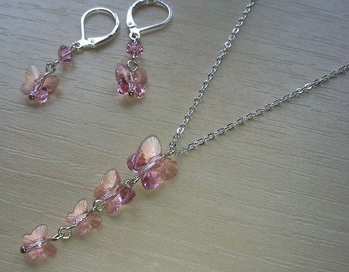 Swarovski Butterfly Fuchsia — foto 4