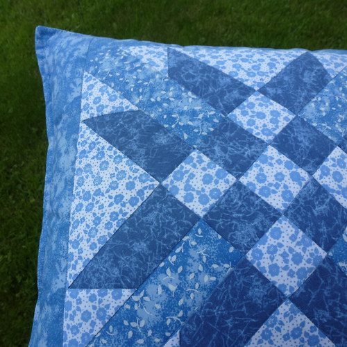 Povlak na polštář - technika patchwork — foto 2