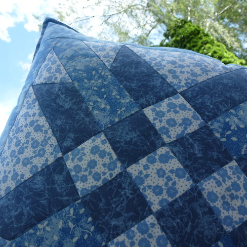 Povlak na polštář - technika patchwork — foto 4
