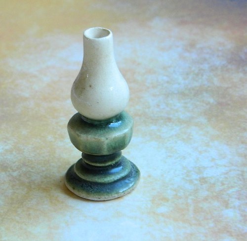 Miniatura - keramická lampa 5cm — foto 2