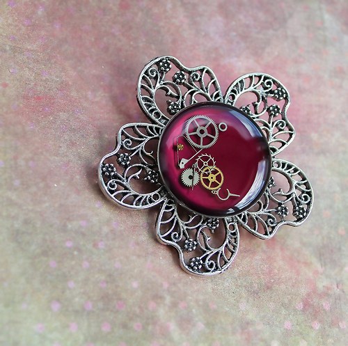 Flower brooch — foto 2