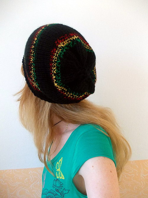 Čepice ala pytel RASTA unisex SLEVA!!! PC 444,- — foto 2