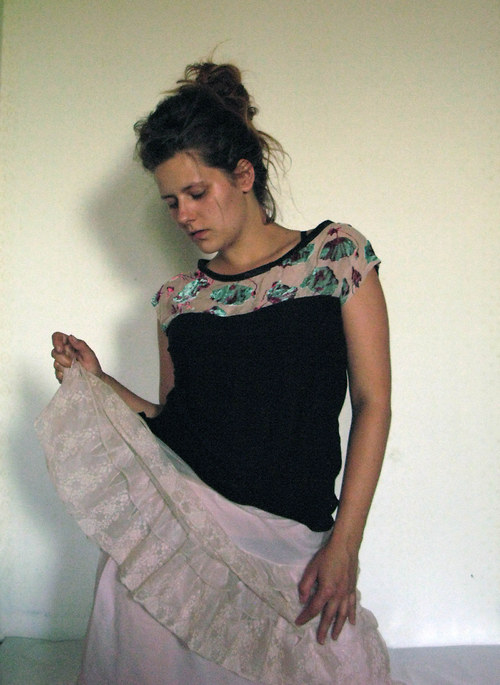 Oboustranné černé triko — foto 5