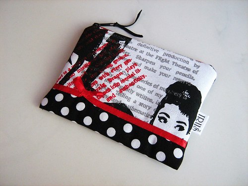 Krásná Audrey Hepburn - taštička do kabelky — foto 2
