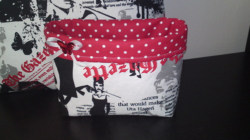 Látkový boxík krásná Audrey — foto 2