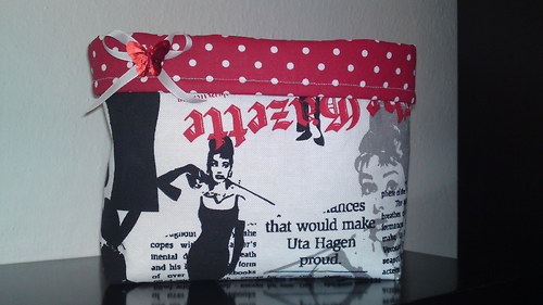 Látkový boxík krásná Audrey — foto 3