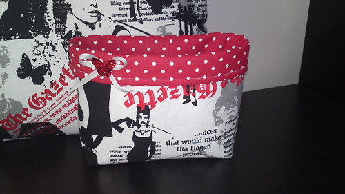 Látkový boxík krásná Audrey — foto 4