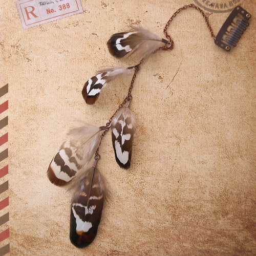 Feather Hair Clip No.9 — foto 2