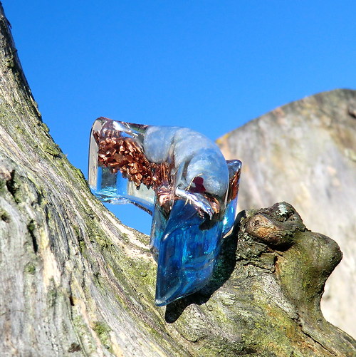 Orgonit *Amulet 2* Delfínek s Kalcitem — foto 2