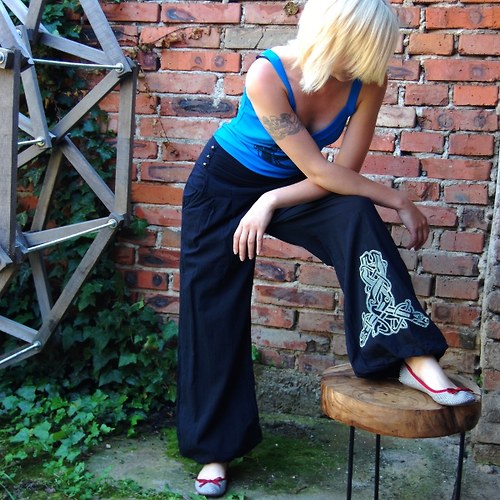 Bavlněné kalhoty Kelt !sleva! — foto 2