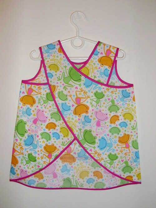Zástěrka bez zapínání-žabičky — foto 2