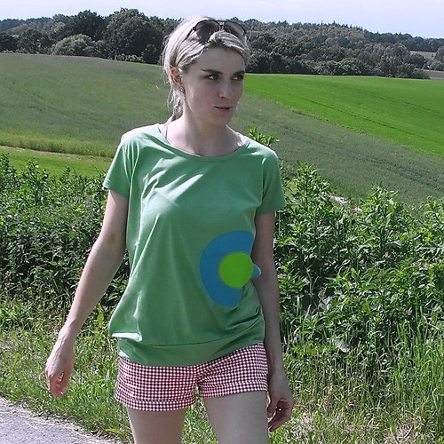 Tričko.ko.lečko - turquoise&green — foto 2