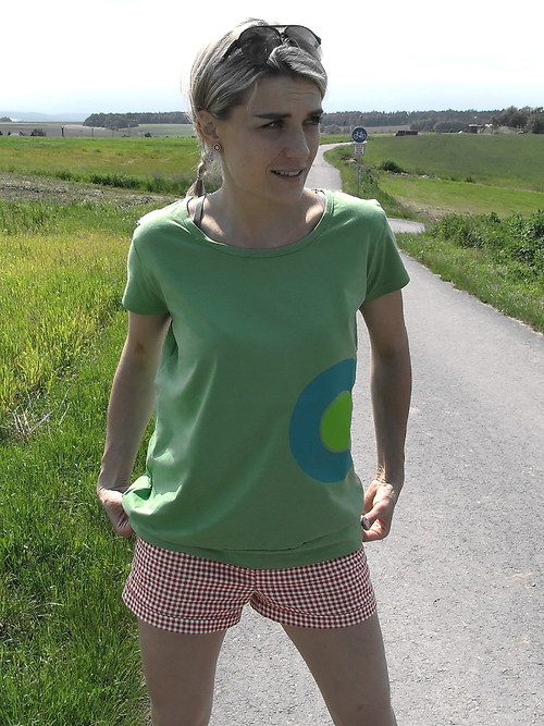 Tričko.ko.lečko - turquoise&green — foto 3