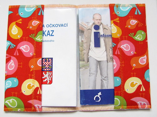 Obal na očkovací průkaz - ptáčci — foto 3