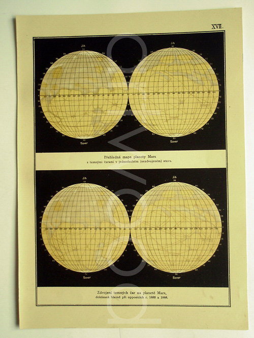 MAPA PLANETY MARS - č. 1653 — foto 2