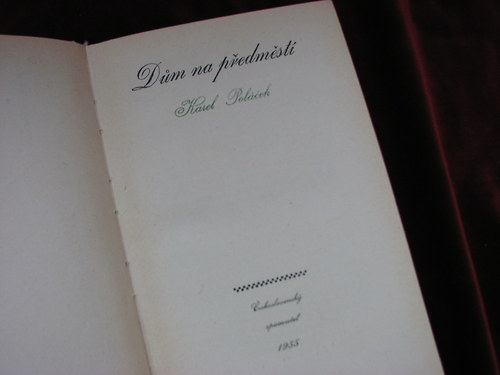 Dům na předměstí, Karel Poláček, 1955 — foto 3