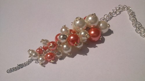 Orangewhite Romantic - náušnice — foto 4