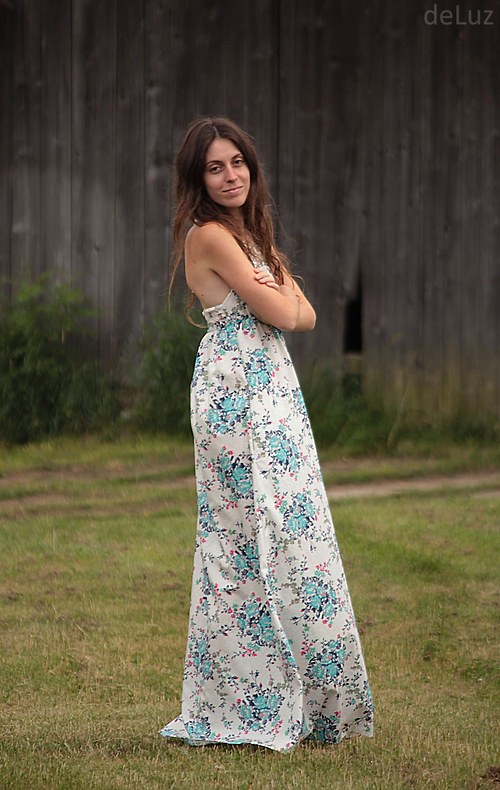 Maxišaty Flowers — foto 4