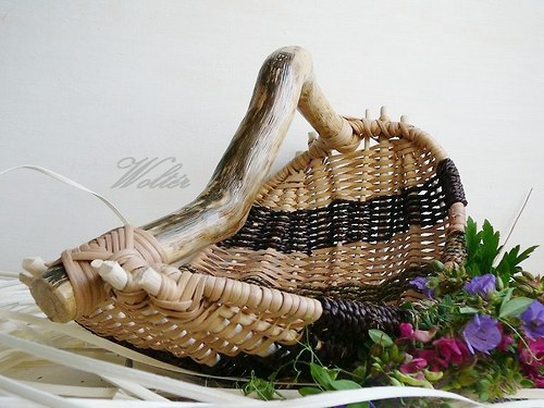 Košík ,,Robinson,,I. - přírodní madlo — foto 3