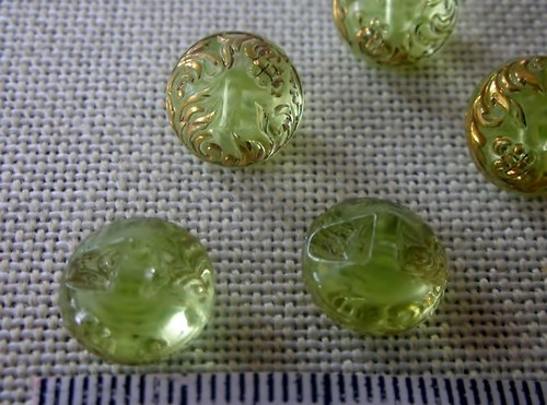 Skleněné knoflíky - sada 6 ks — foto 3