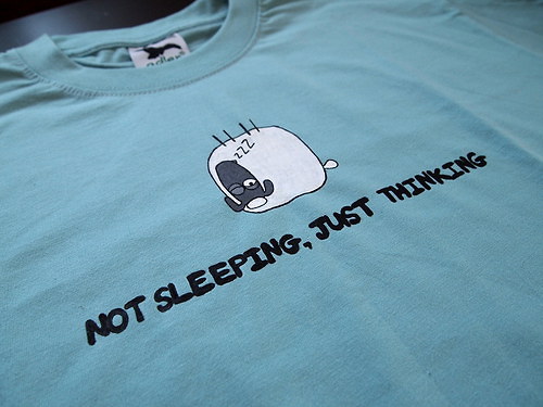 Tričko " Not sleeping, just thinking " — foto 2