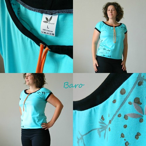 Triko tyrkysové s potiskem...L/XL — foto 6