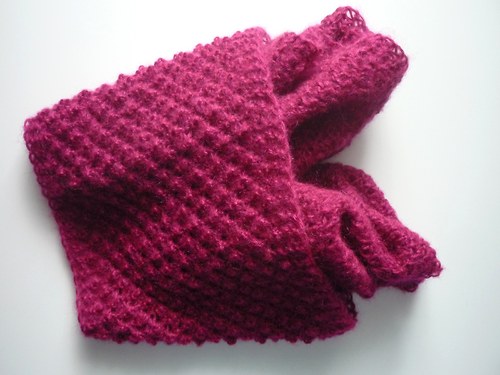 Hebká pletená šála-Mohair — foto 3