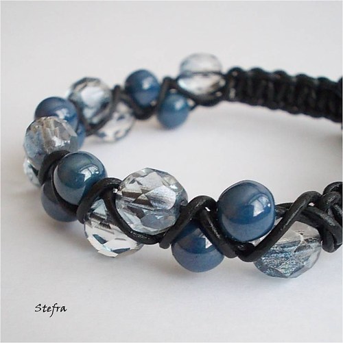 Dew - kožený náramek Shamballa — foto 3