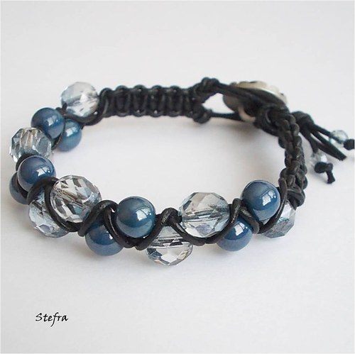 Dew - kožený náramek Shamballa — foto 5