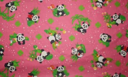 Dětská látka - metráž Panda růžová — foto 2