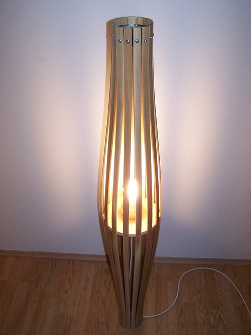 Lampa dřevěná dubová — foto 3