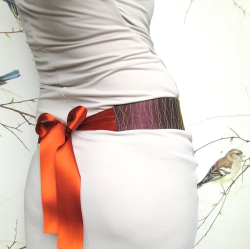 Pásek / obi Orchidée.papillon — foto 6